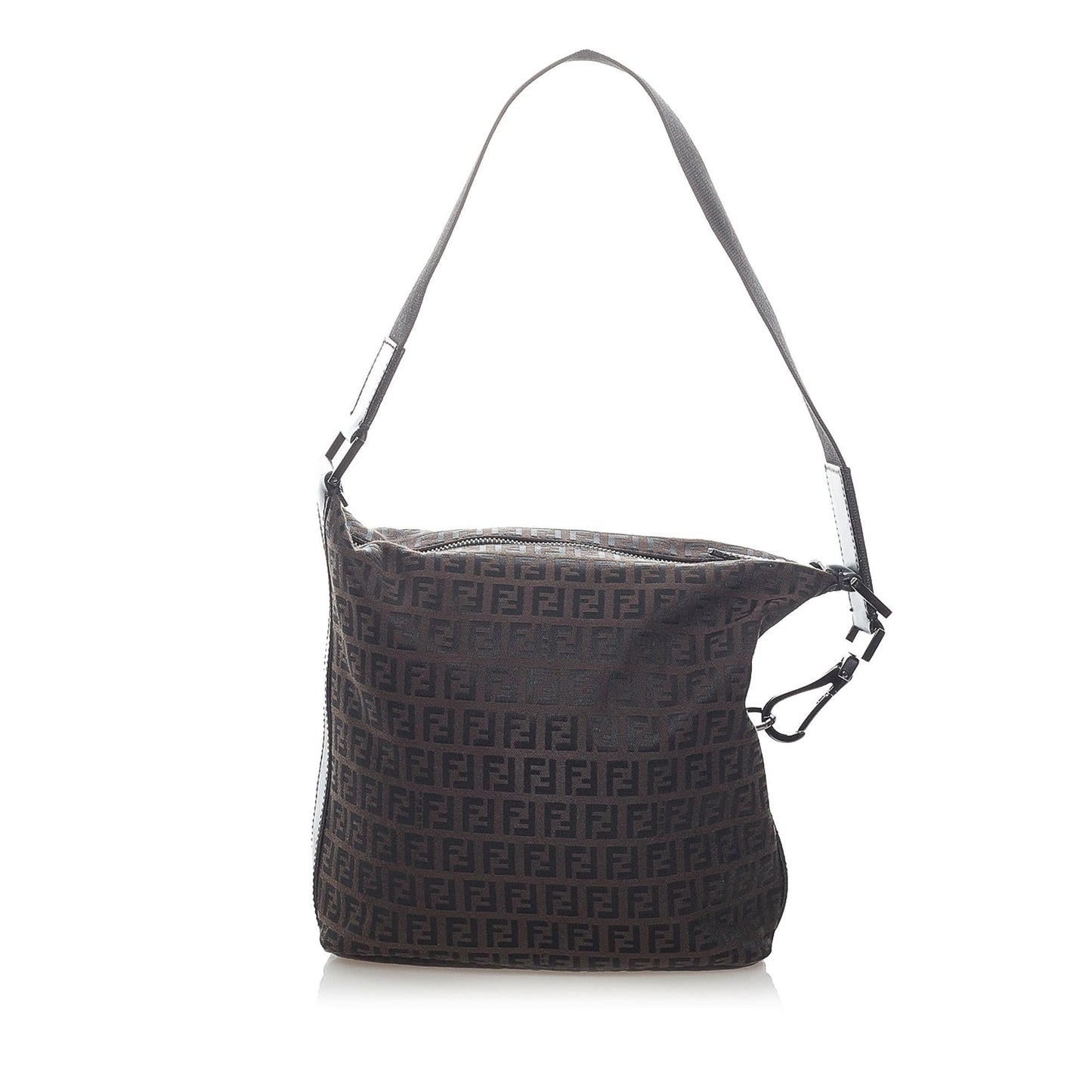 Luxury FendiZucchino Canvas Shoulder Bag (SHG-32070)
