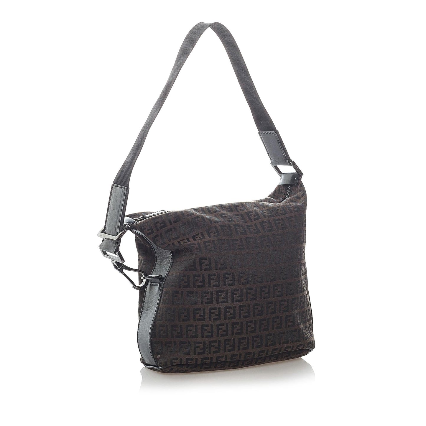 Luxury FendiZucchino Canvas Shoulder Bag (SHG-32070)