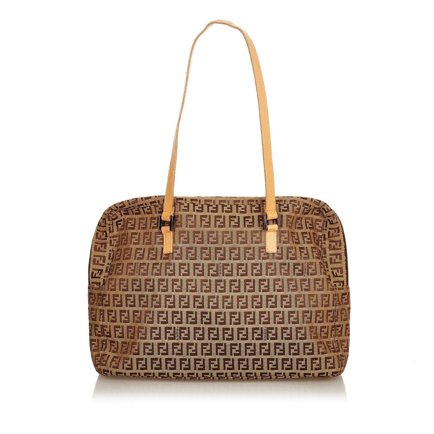Luxury FendiZucchino Canvas Shoulder Bag (SHG-34062)
