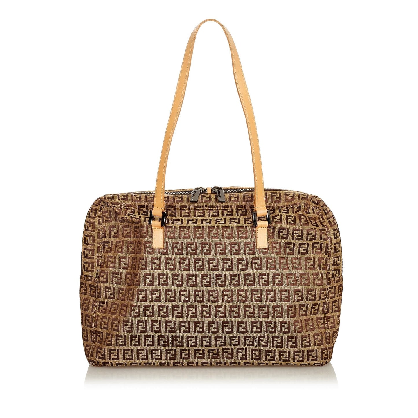 Luxury FendiZucchino Canvas Shoulder Bag (SHG-34062)