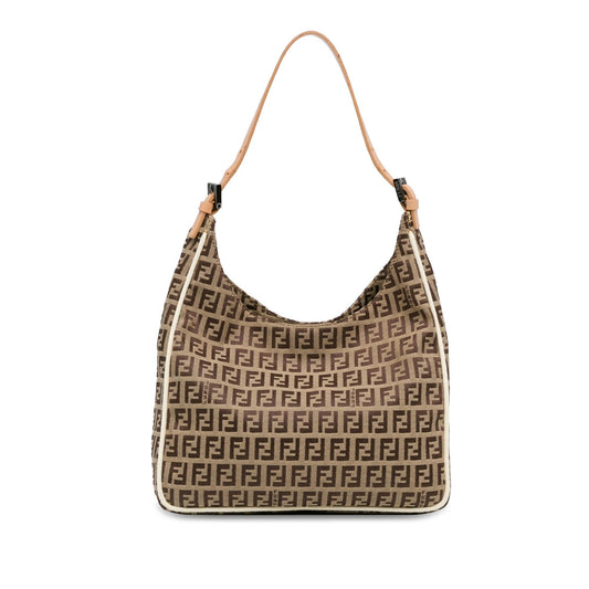 Luxury FendiZucchino Canvas Shoulder Bag (SHG-P19PFt)