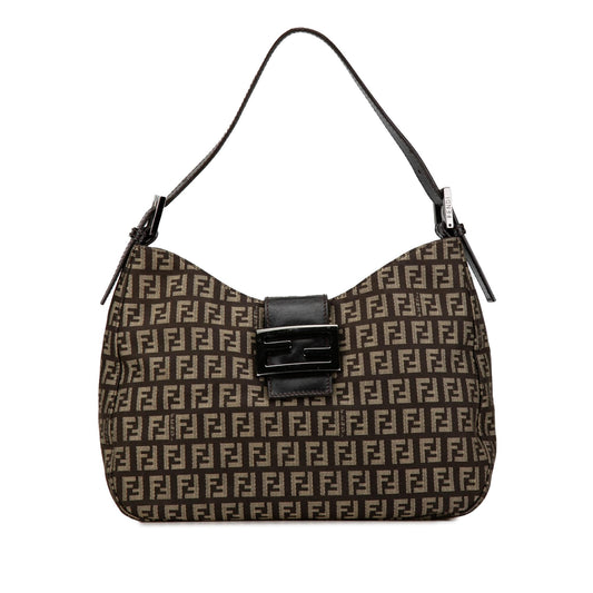 Luxury FendiZucchino Canvas Shoulder Bag (SHG-P7VQCL)