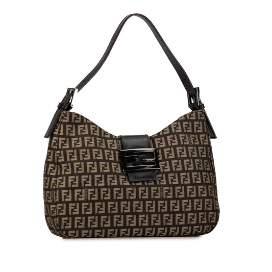 Luxury FendiZucchino Canvas Shoulder Bag (SHG-P7VQCL)