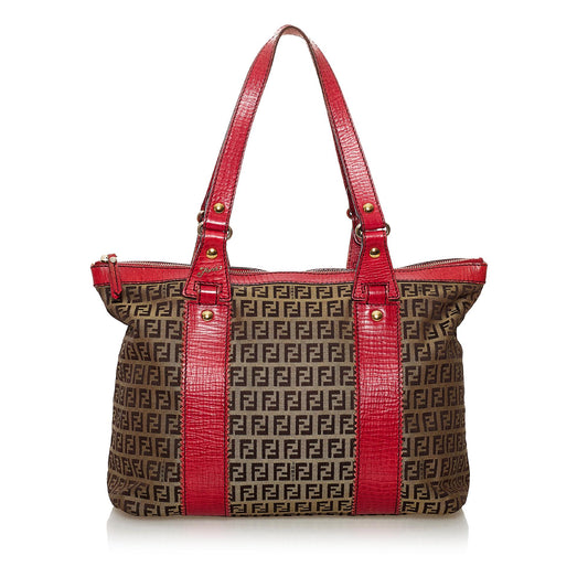 Luxury FendiZucchino Canvas Tote Bag (SHG-32834)