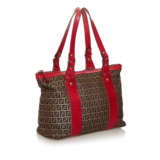 Luxury FendiZucchino Canvas Tote Bag (SHG-32834)
