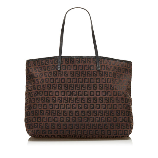 Luxury FendiZucchino Canvas Tote Bag (SHG-35840)