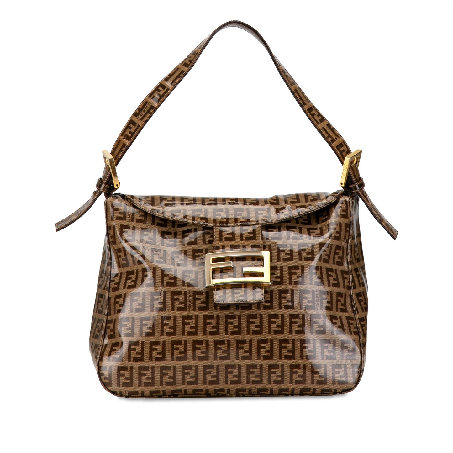 Luxury FendiZucchino Crystal Double Flap Mamma (SHG-3SaAQQ)