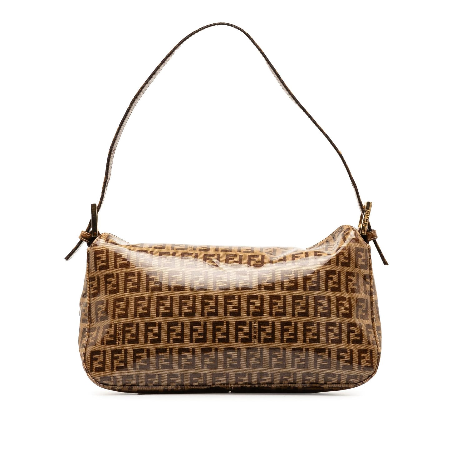 Luxury FendiZucchino Crystal Double Flap Shoulder Bag (SHG-wzAbEZ)