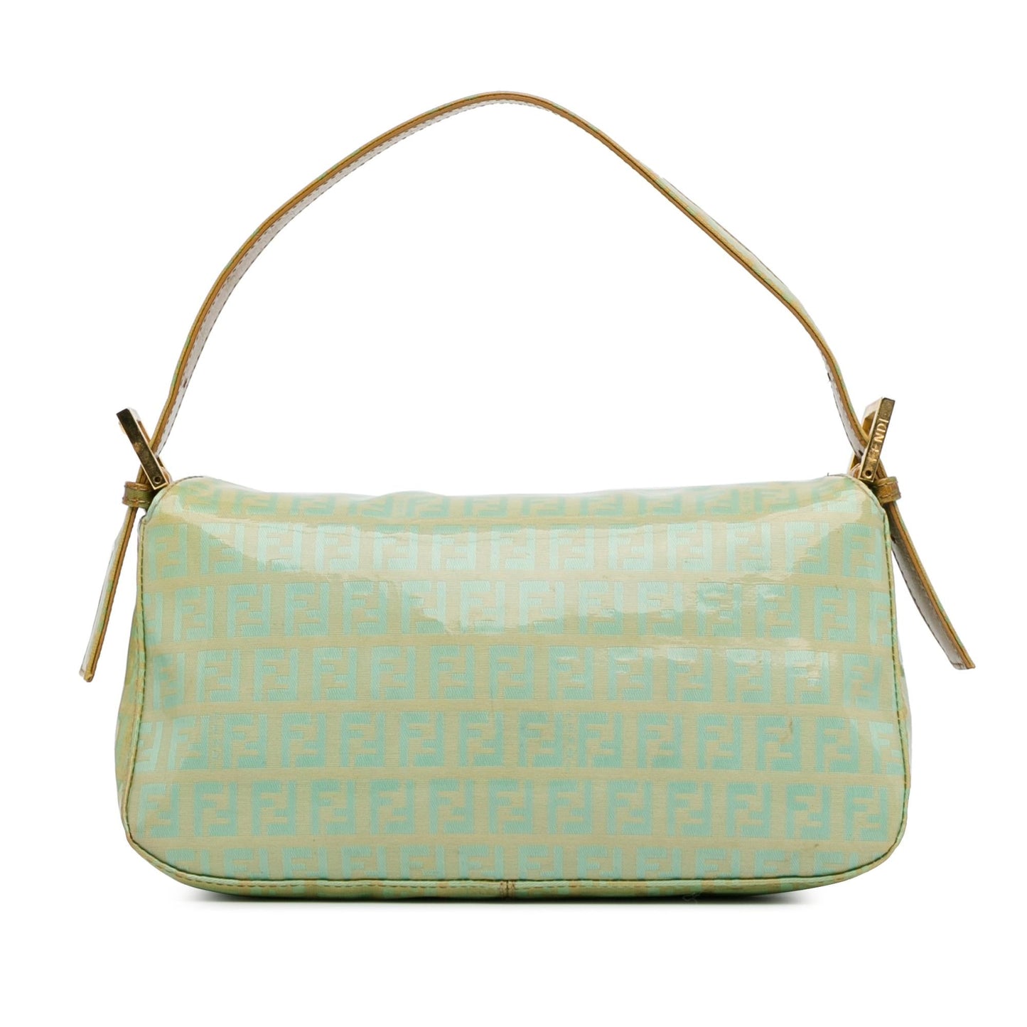 Luxury FendiZucchino Crystal Double Flap Shoulder Bag (SHG-mrDrwo)