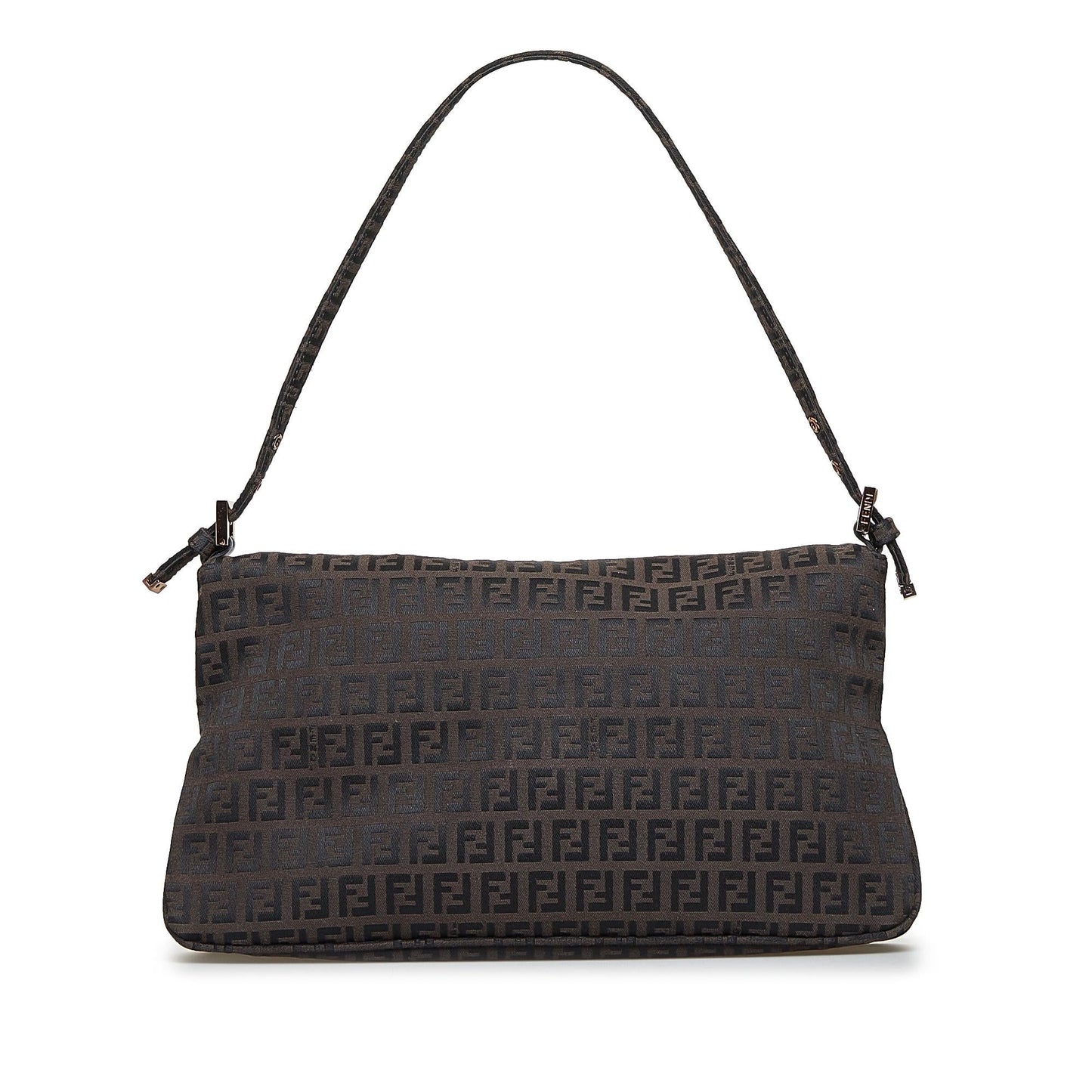 Luxury FendiZucchino Double Flap Baguette (SHG-RIWGfn)