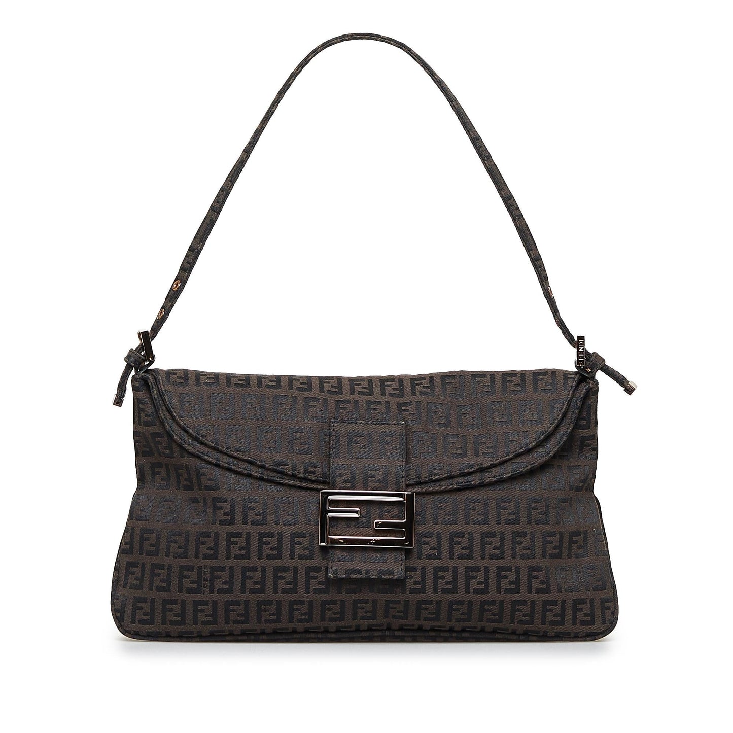 Luxury FendiZucchino Double Flap Baguette (SHG-RIWGfn)