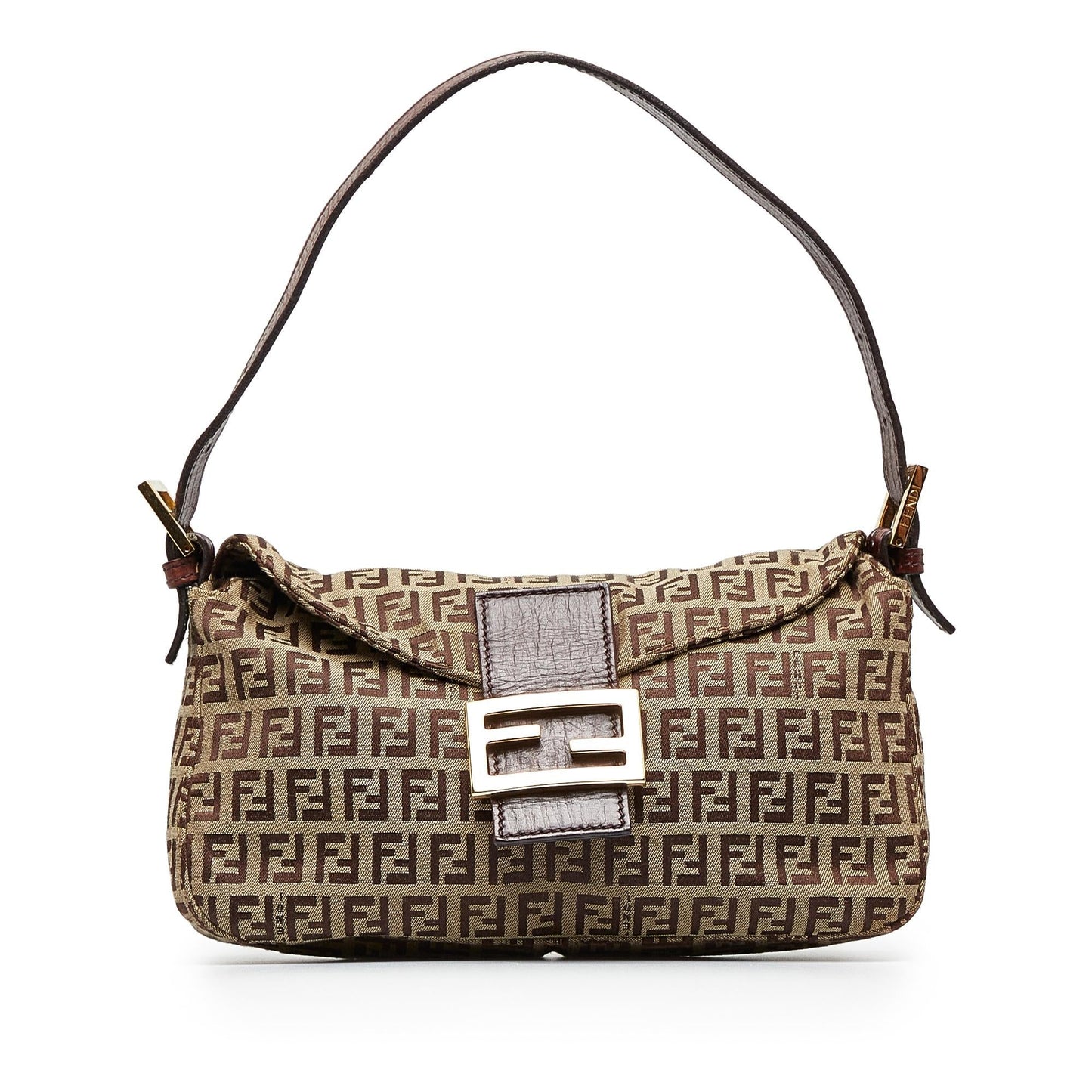 Luxury FendiZucchino Double Flap Baguette (SHG-30Rj5M)