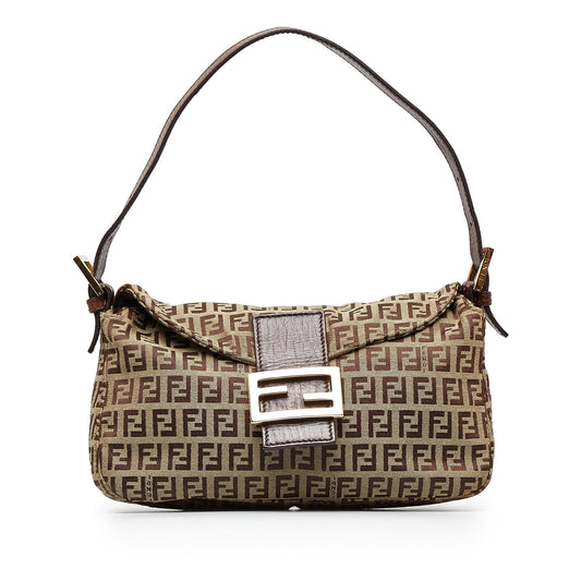 Luxury FendiZucchino Double Flap Baguette (SHG-30Rj5M)