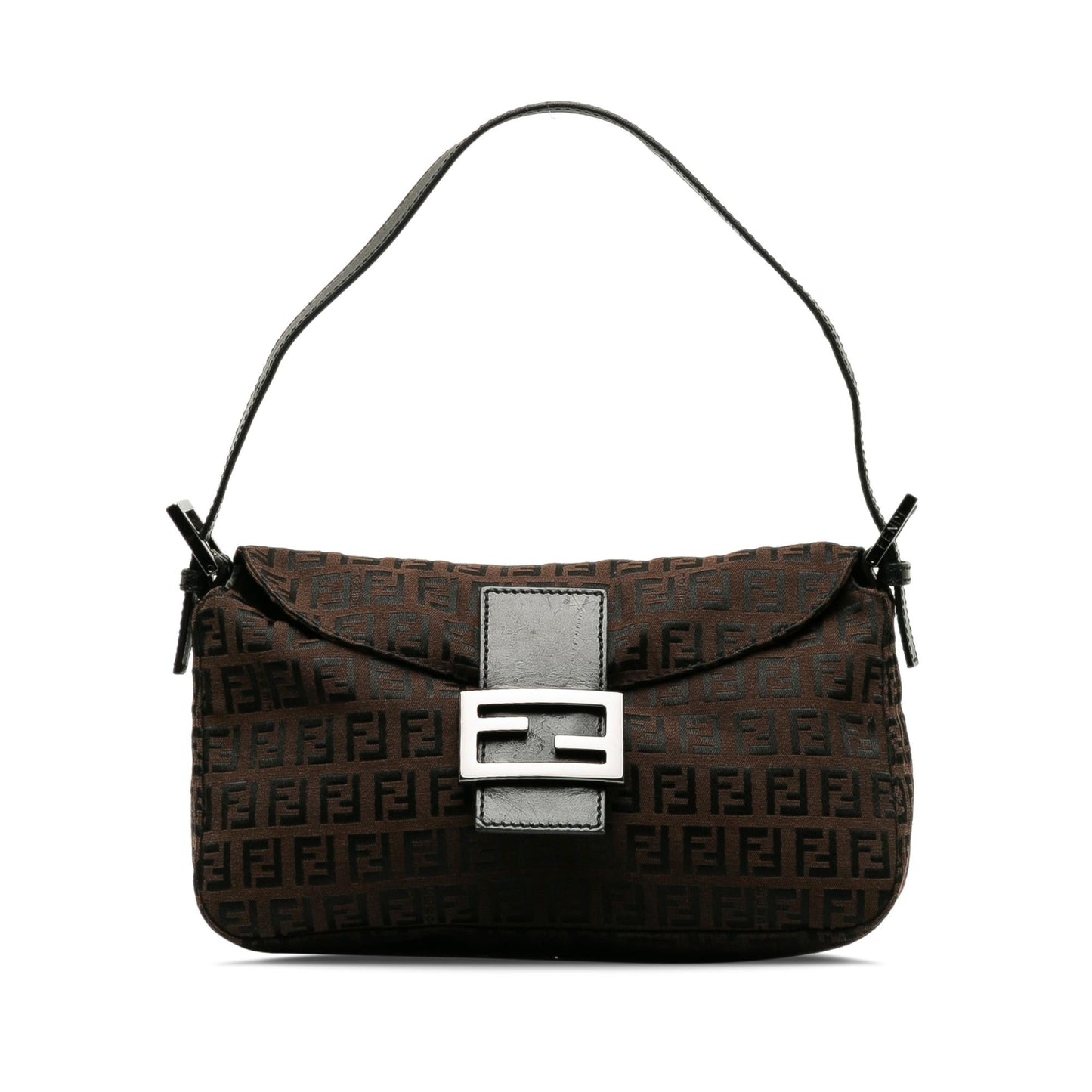 Luxury FendiZucchino Double Flap Baguette (SHG-WAc2kE)