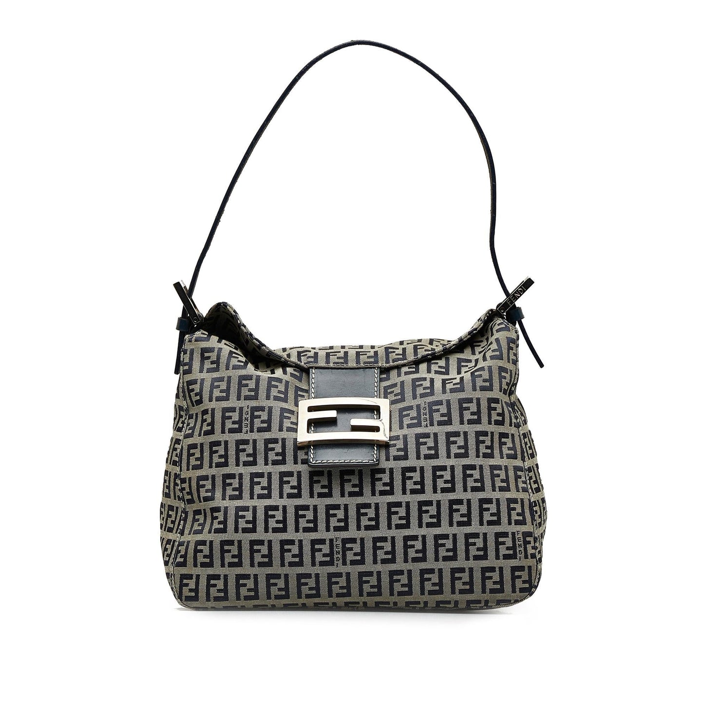 Luxury FendiZucchino Double Flap Shoulder Bag (SHG-VzVhou)