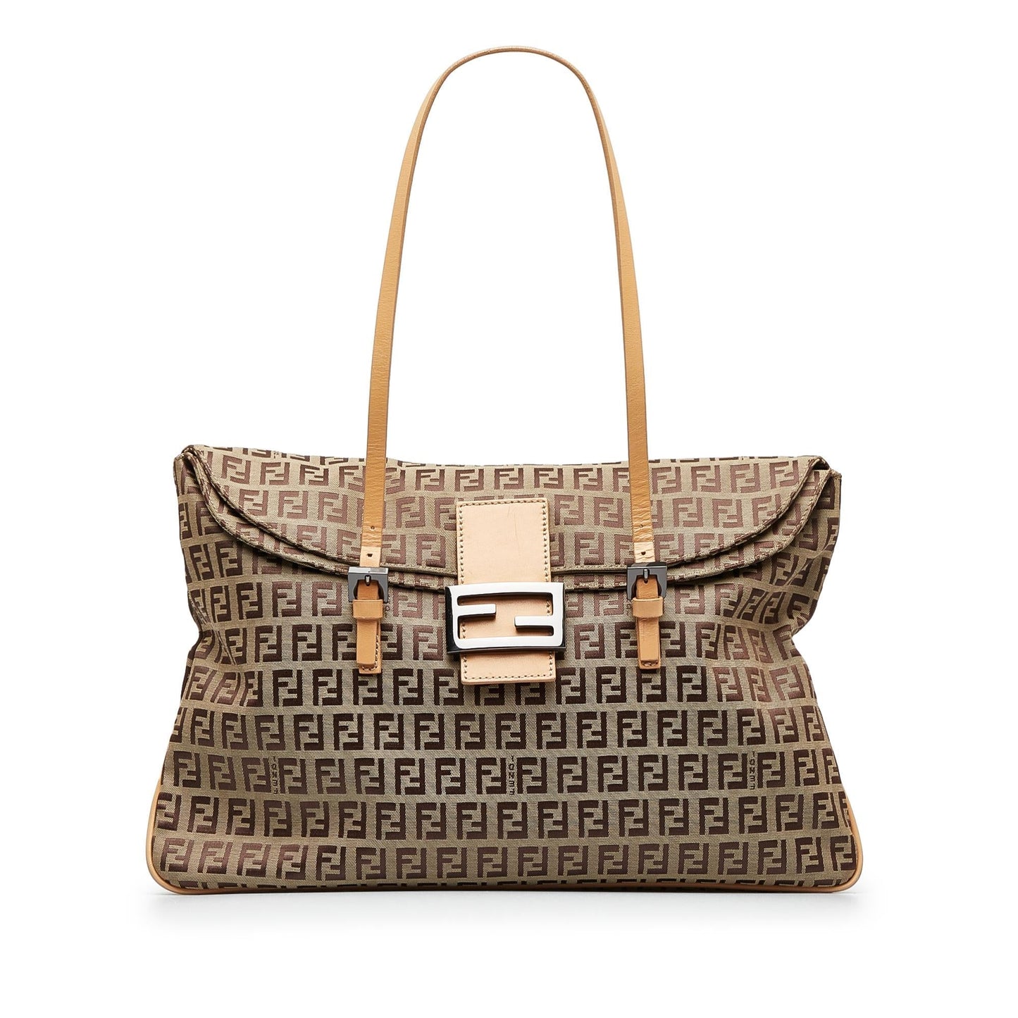 Luxury FendiZucchino Double Flap Tote (SHG-wgkC7B)