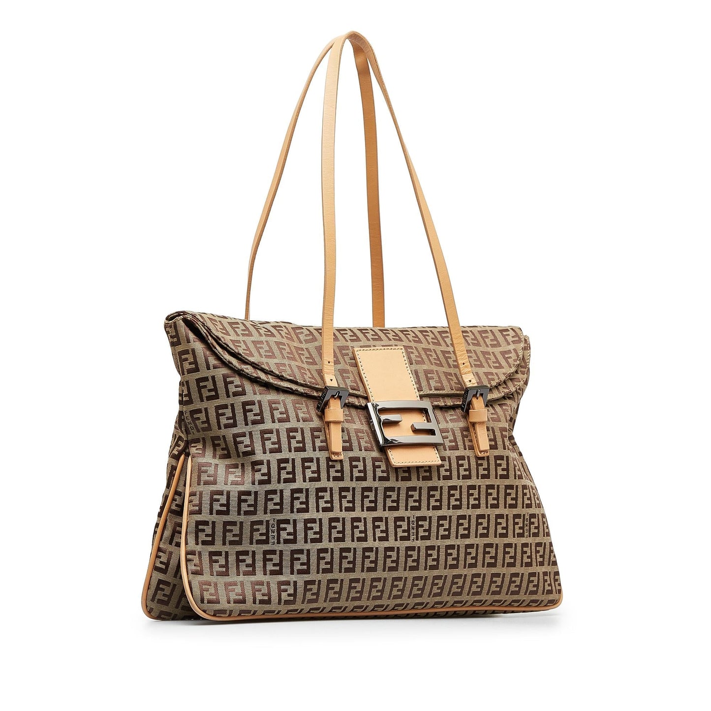 Luxury FendiZucchino Double Flap Tote (SHG-wgkC7B)