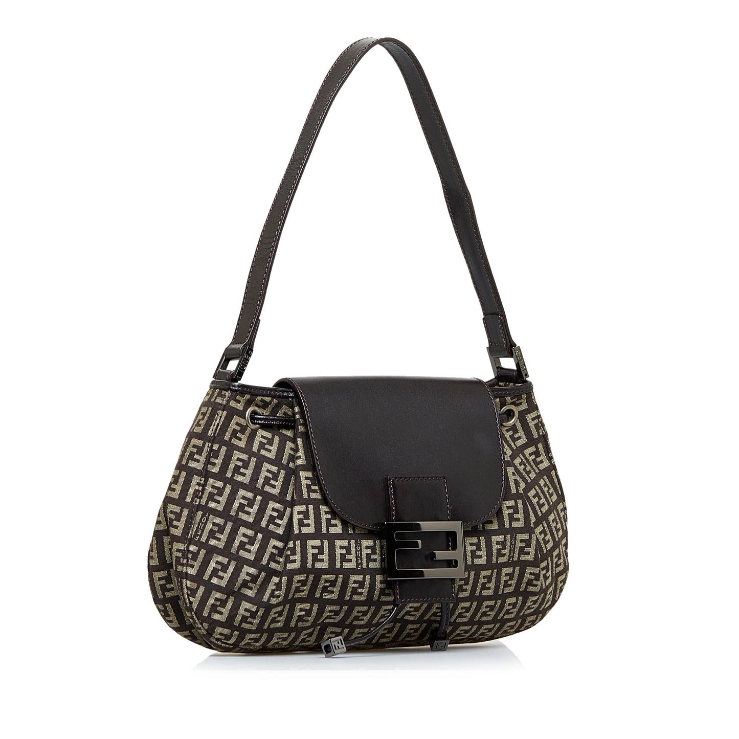Luxury FendiZucchino Drawstring Baguette (SHG-dlGIc3)