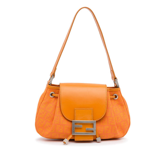 Luxury FendiZucchino Drawstring Baguette (SHG-sHNIuC)