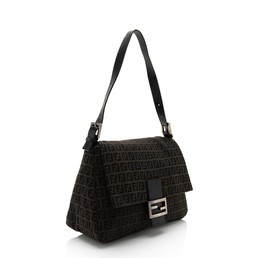 Luxury FendiZucchino Forever Mamma Shoulder Bag (SHF-BiSNNB)