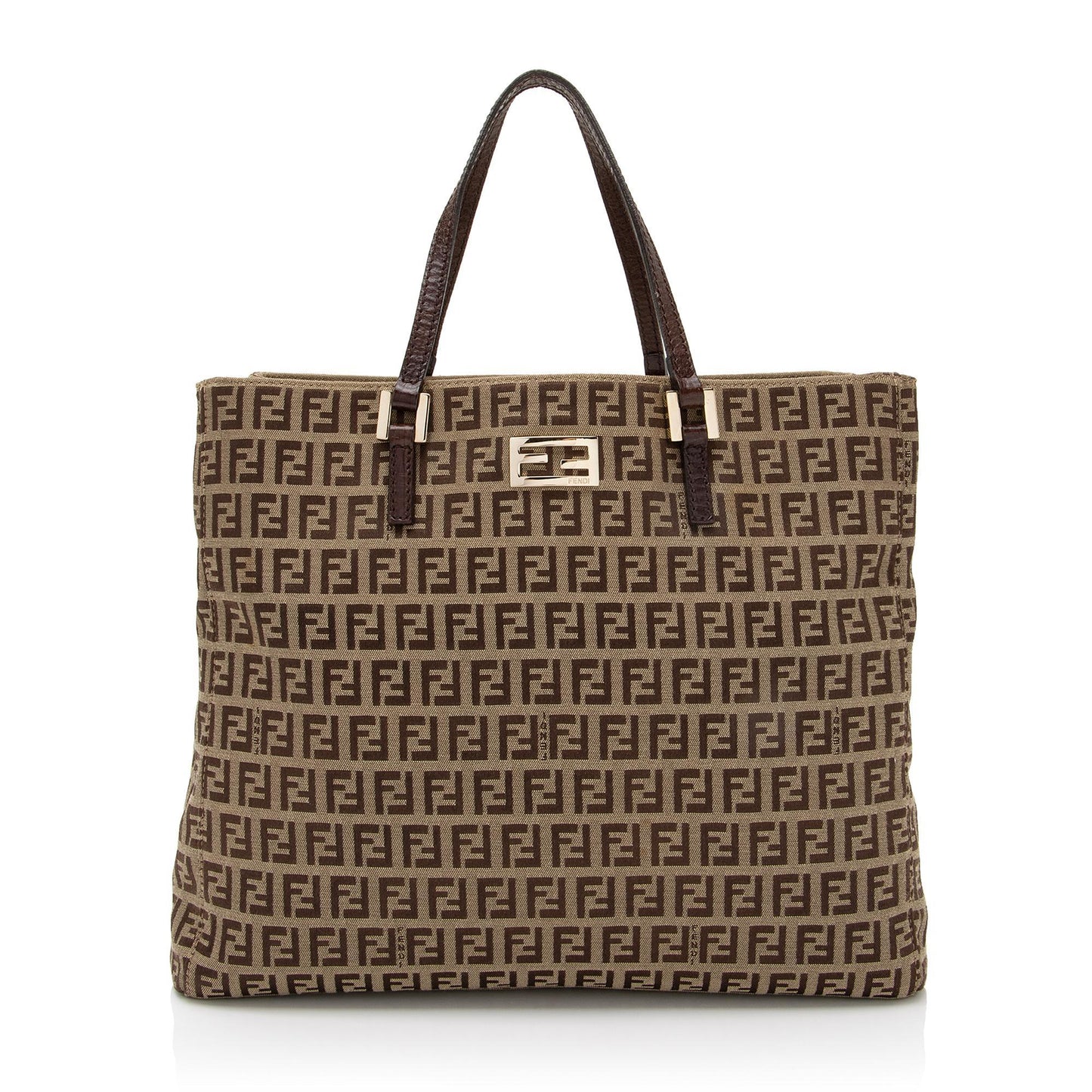 Luxury FendiZucchino Logo Large Tote (SHF-qdNIZz)