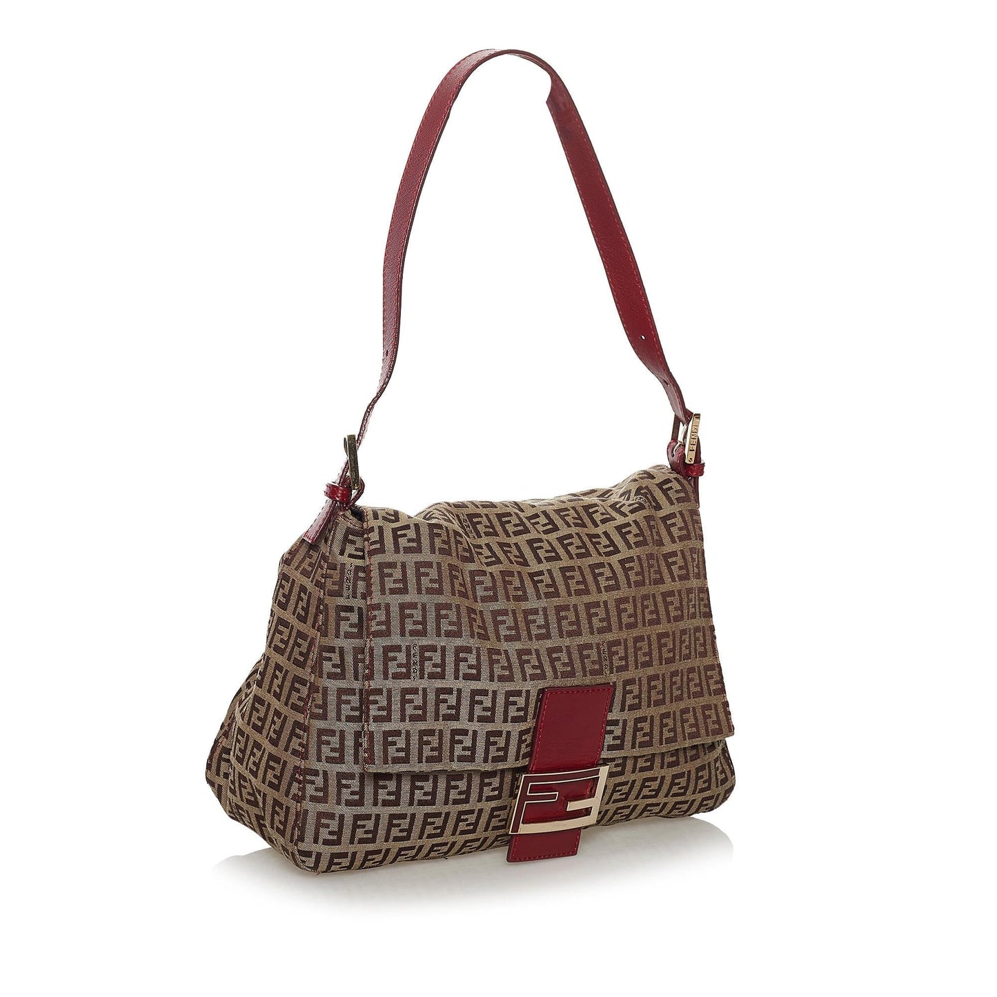 Luxury FendiZucchino Mamma Forever Canvas Shoulder Bag (SHG-33285)