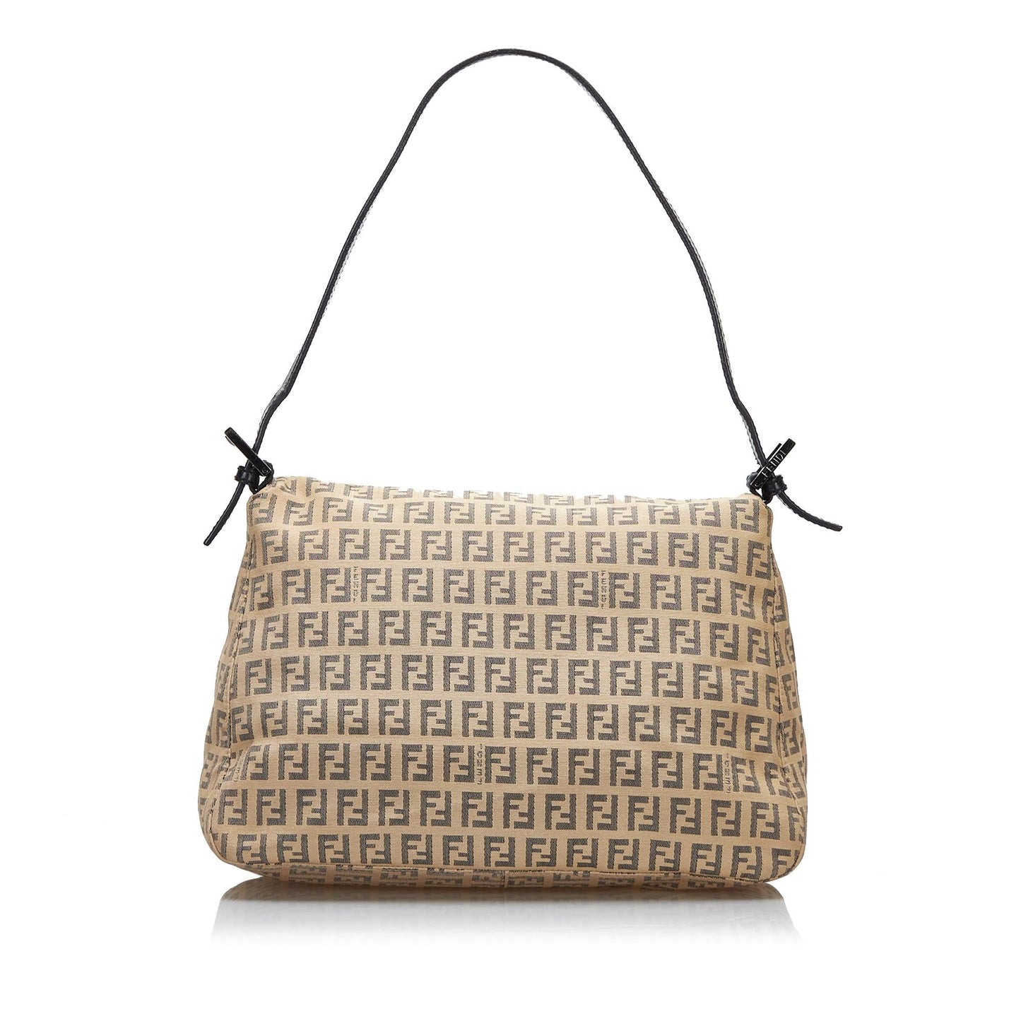 Luxury FendiZucchino Mamma Forever Canvas Shoulder Bag (SHG-nCROSm)