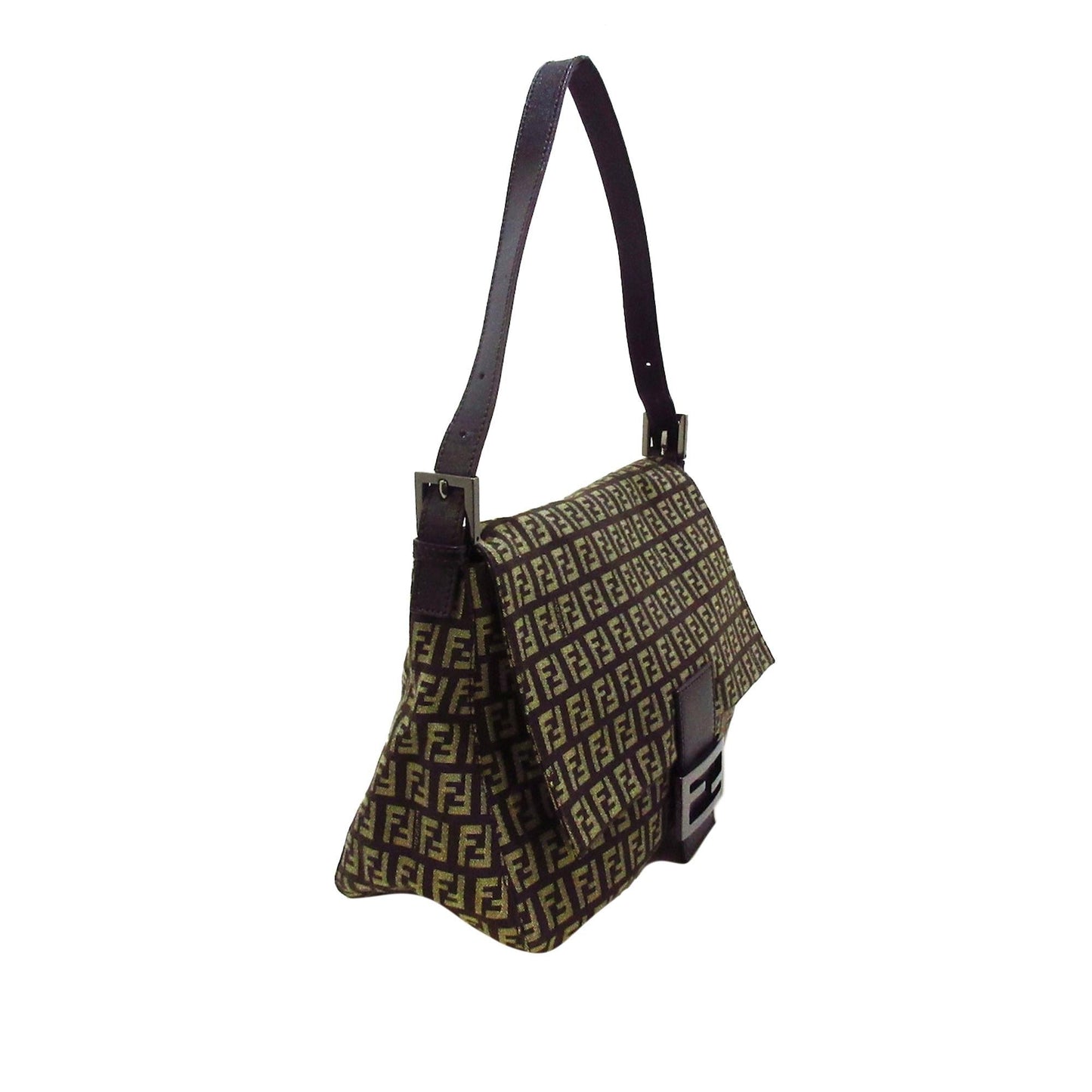 Luxury FendiZucchino Mamma Forever Shoulder Bag (SHG-36070)