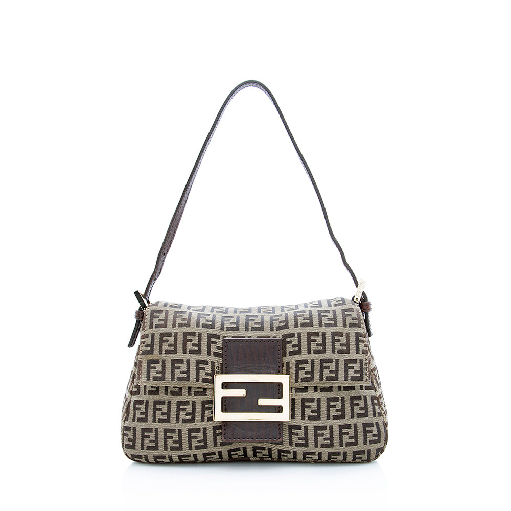 Luxury FendiZucchino Mini Baguette Bag (SHF-18855)