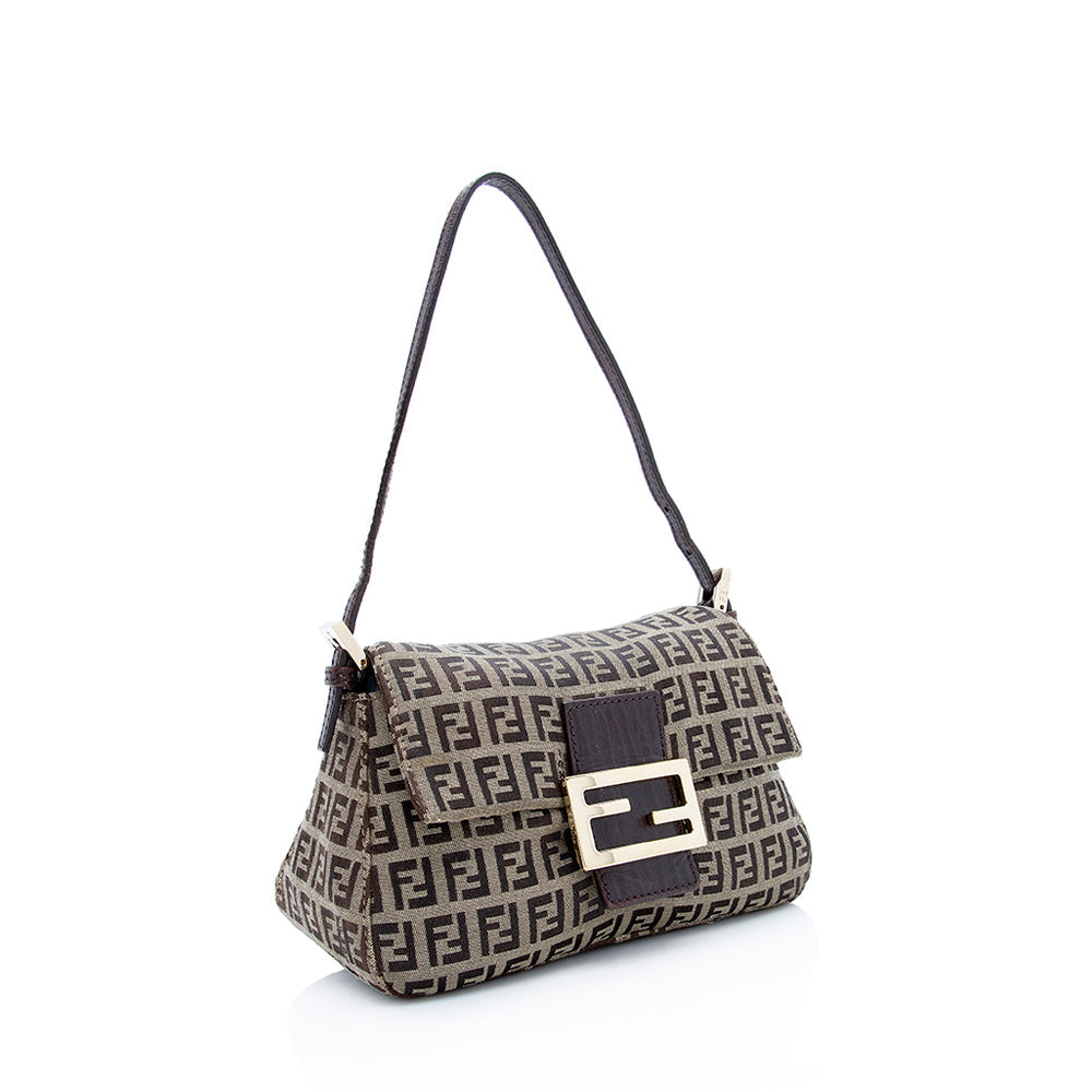 Luxury FendiZucchino Mini Baguette Bag (SHF-18855)