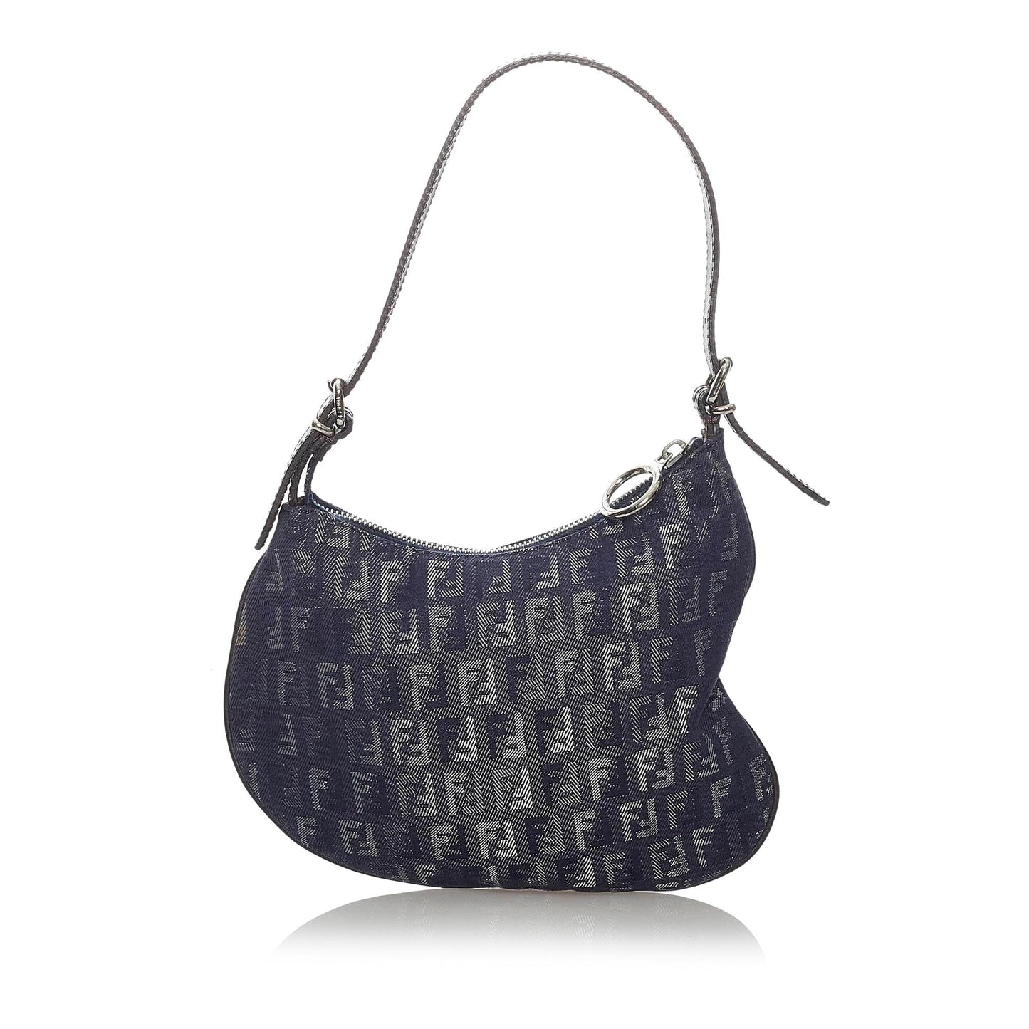 Luxury FendiZucchino Oyster Canvas Shoulder Bag (SHG-29702)