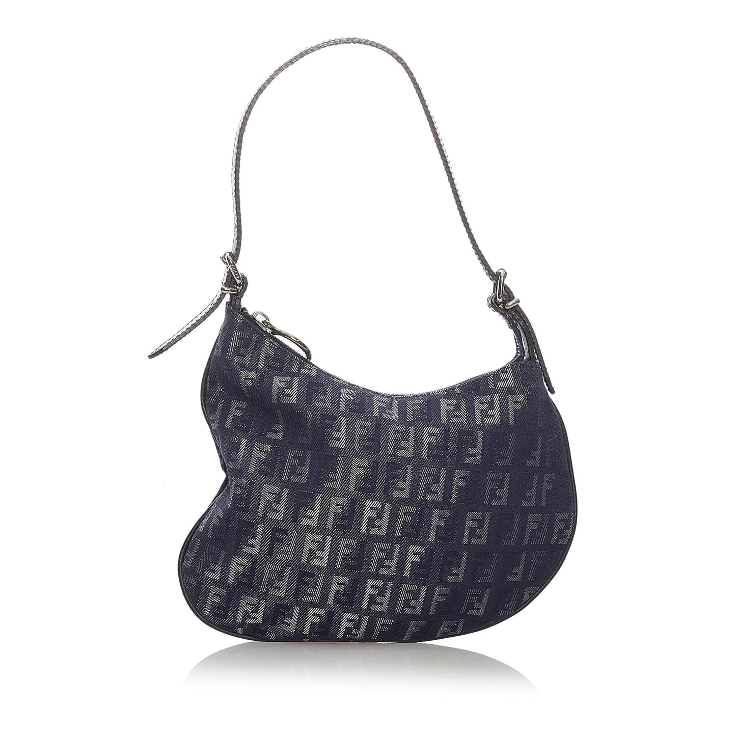 Luxury FendiZucchino Oyster Canvas Shoulder Bag (SHG-29702)