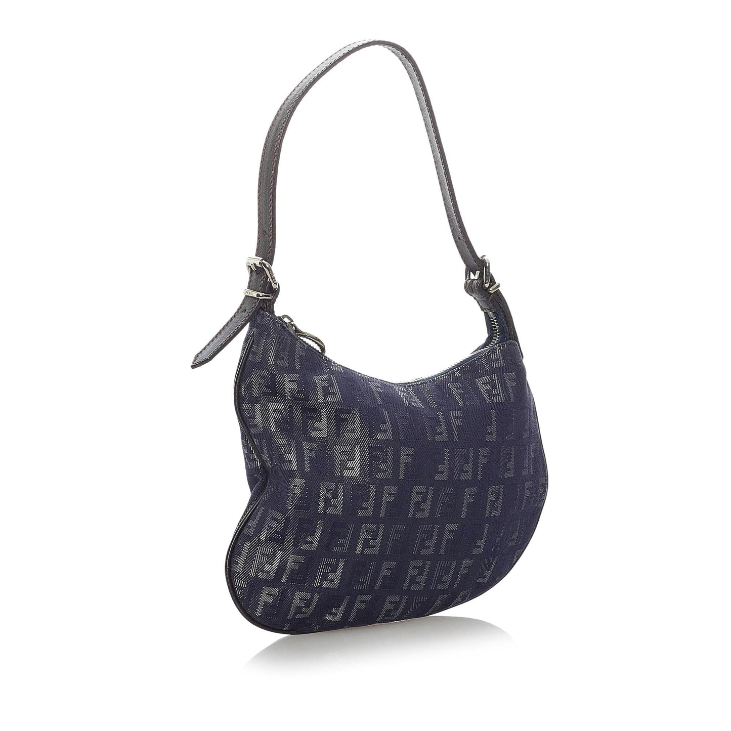 Luxury FendiZucchino Oyster Canvas Shoulder Bag (SHG-29702)