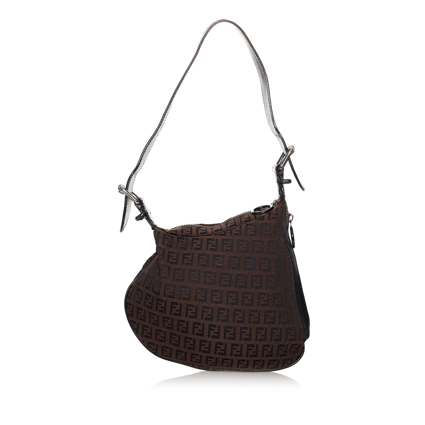 Luxury FendiZucchino Oyster Canvas Shoulder Bag (SHG-30243)