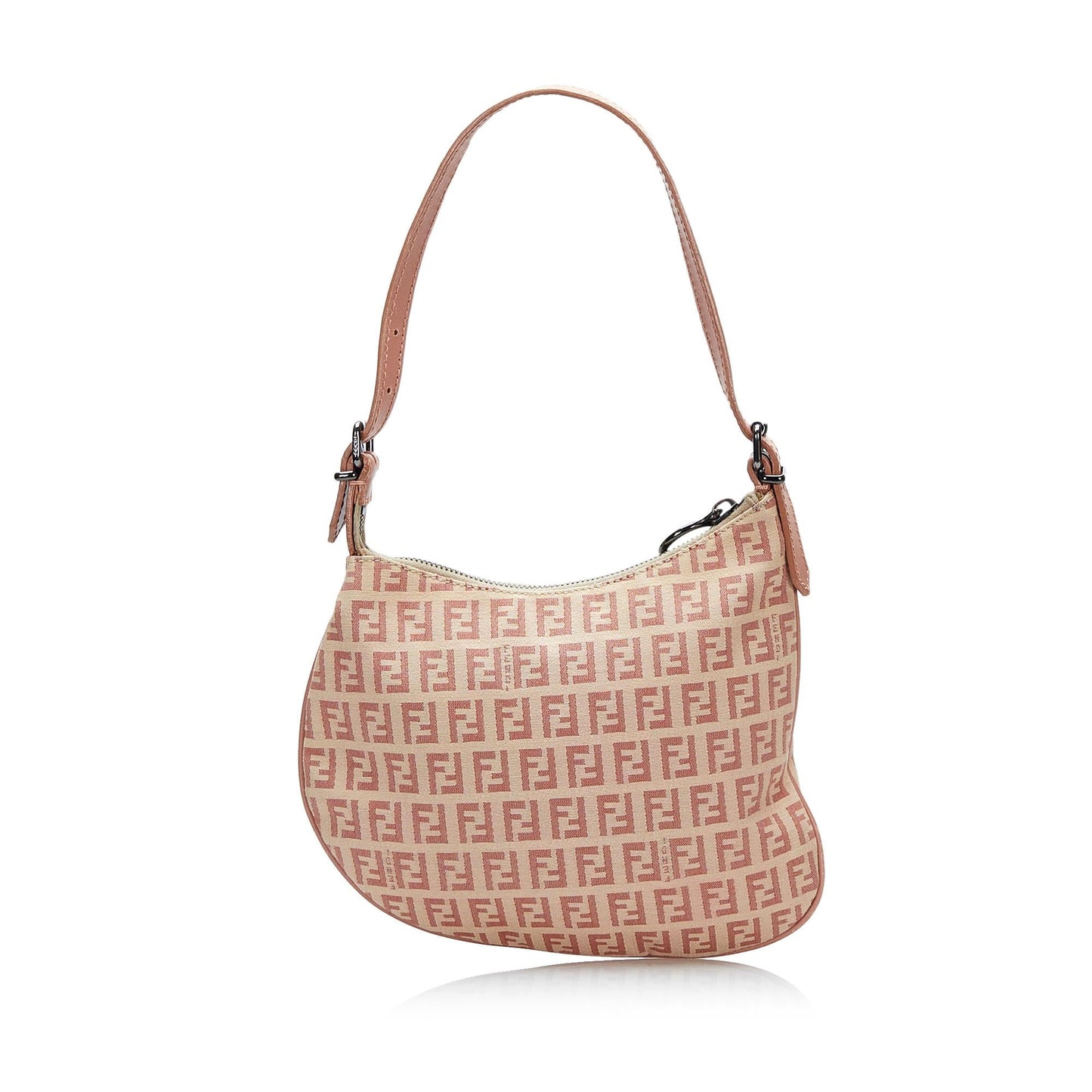 Luxury FendiZucchino Oyster Shoulder Bag (SHG-27P3i7)