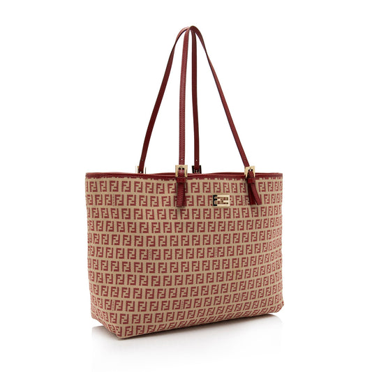 Luxury FendiZucchino Roll Tote (SHF-oTfht9)