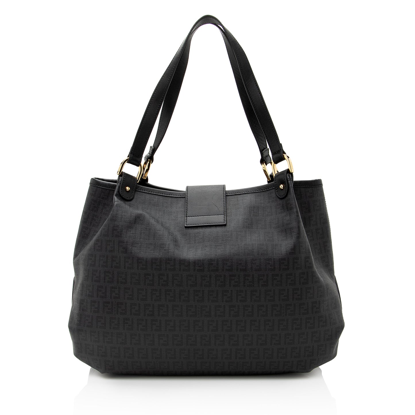 Luxury FendiZucchino Spalmati Chiusura Medium Tote (SHF-22661)