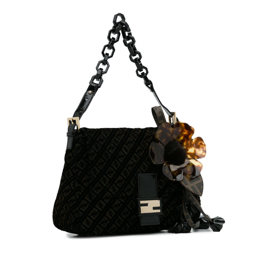 Luxury FendiZucchino Velvet Mamma Chain Shoulder Bag (SHG-c9W5EP)