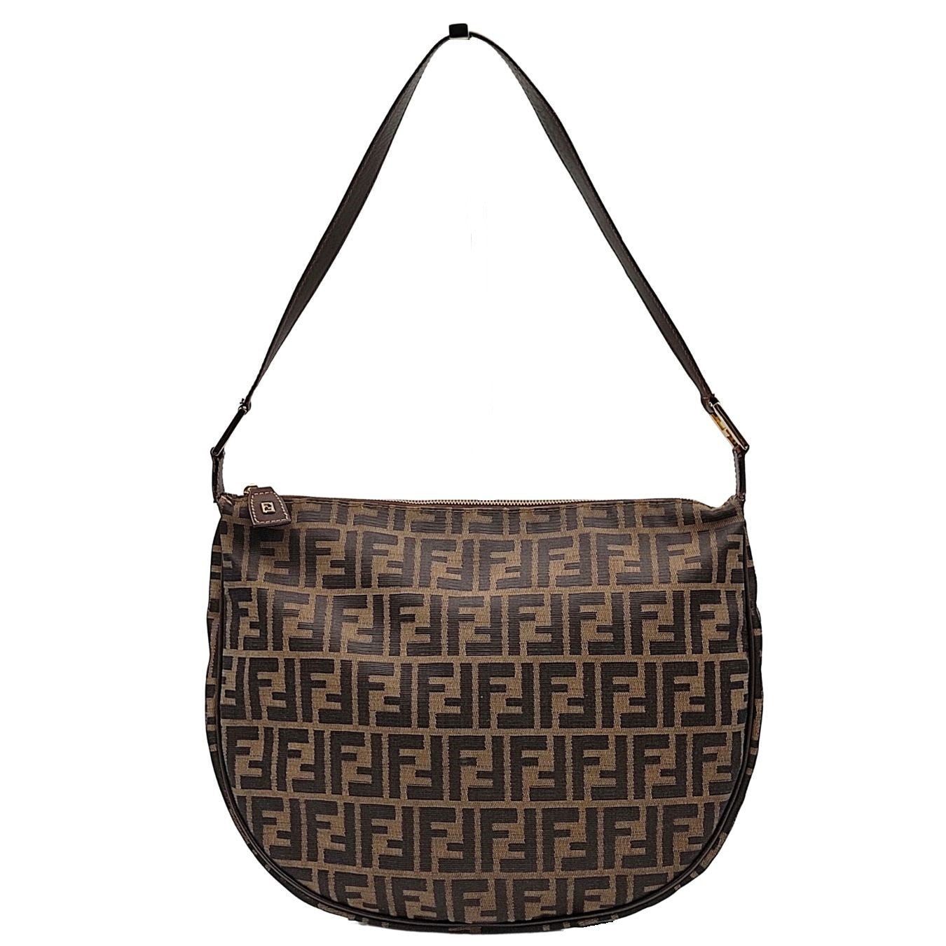 Luxury FendiLuxury Fendivintage Hobo shoulder bag in monogram canvas - '10s