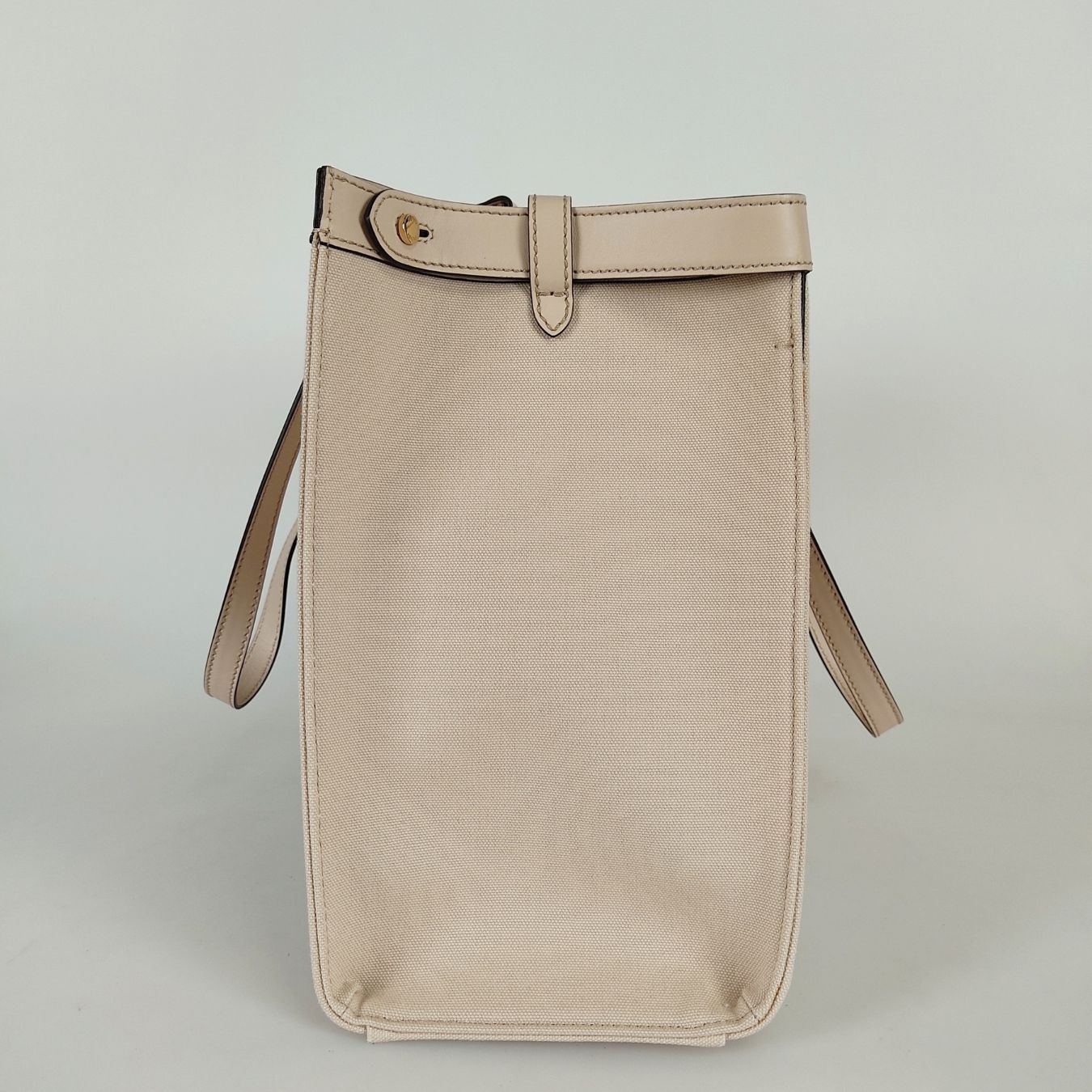 Luxury FendiLuxury FendiPeekaboo Tote Medium Canvas shoulder bag pink - '10s