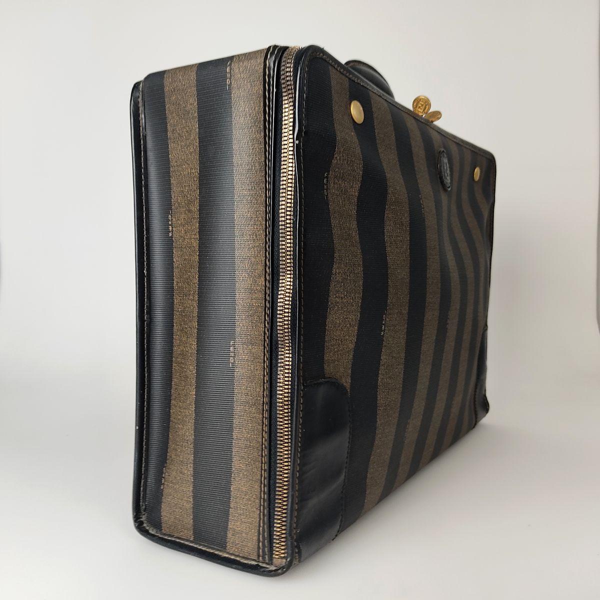 Luxury FendiLuxury Fendirare vintage Pacan work bag - '10s