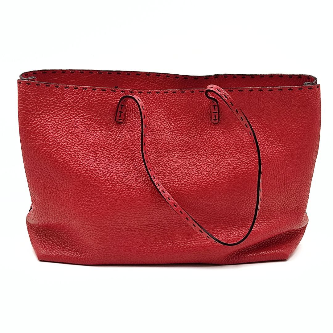Luxury FendiLuxury FendiSelleria shopper bag in red leather - Limited Edition - '10s