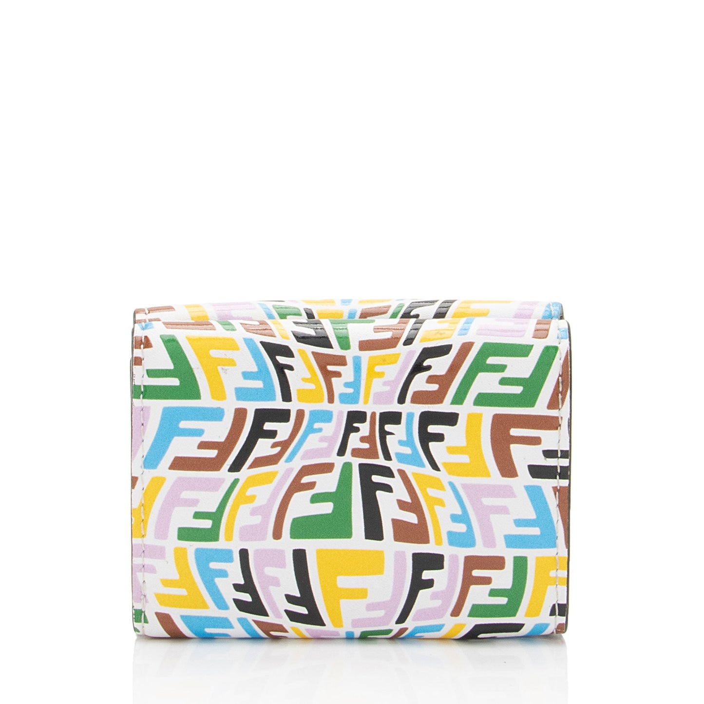 Luxury Fendix Sara Coleman Leather FF Vertigo 1997 Trifold Wallet (SHF-yscSFM)