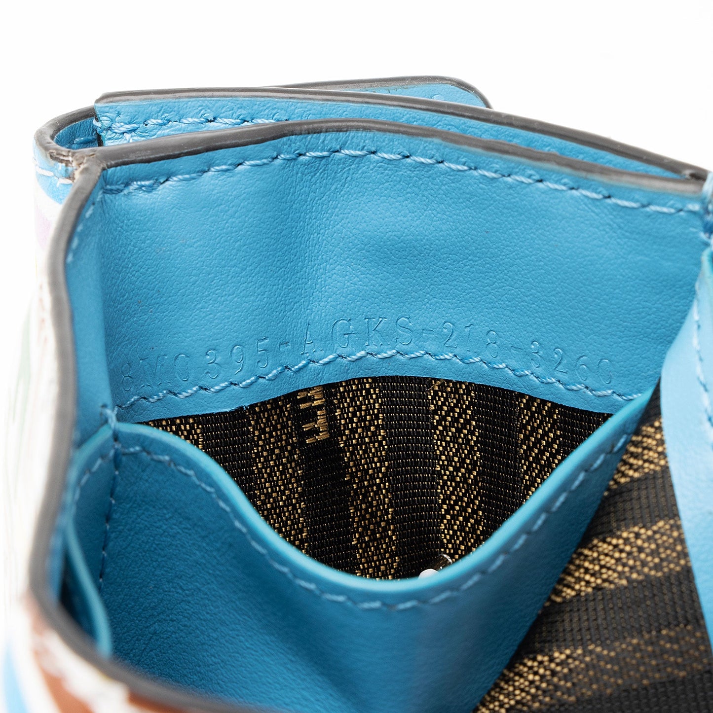 Luxury Fendix Sara Coleman Leather FF Vertigo 1997 Trifold Wallet (SHF-yscSFM)