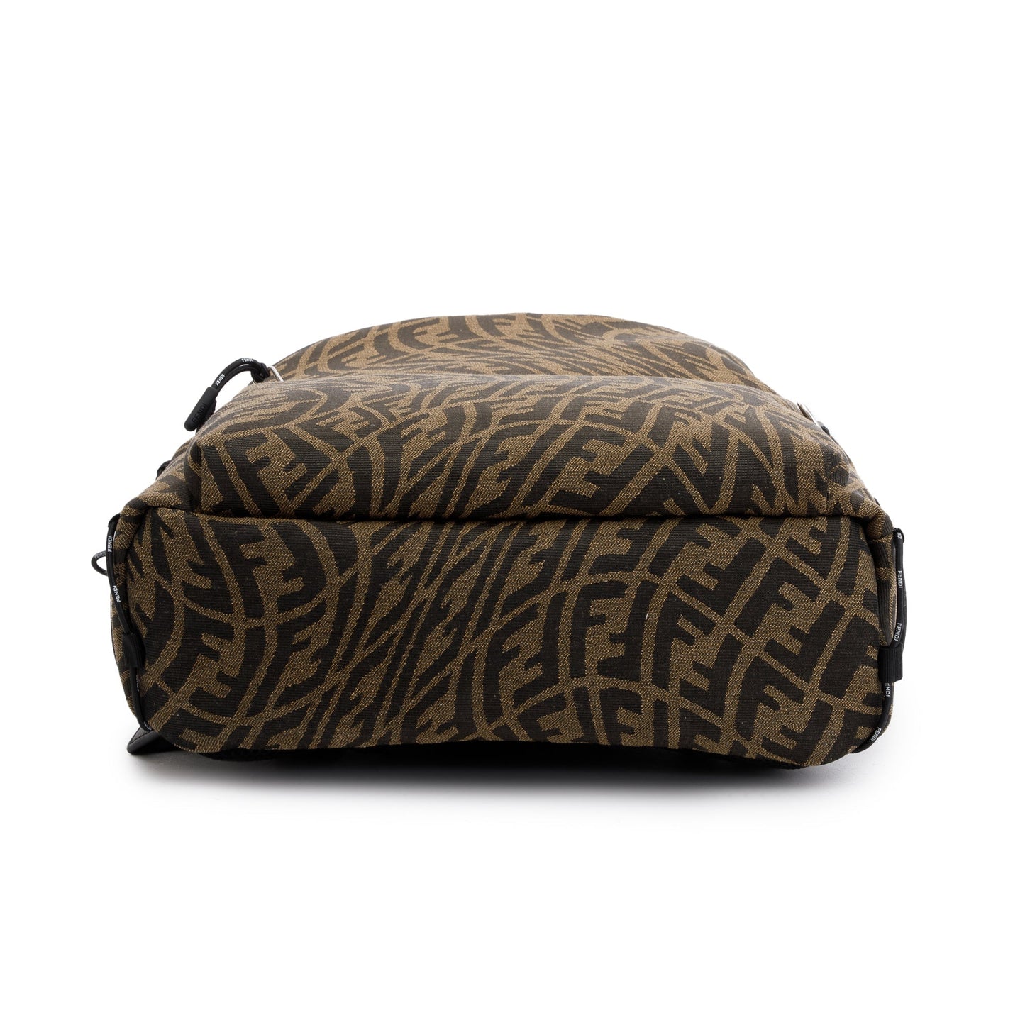 Fendi x Sarah Coleman Brown FF Zucca Vertigo Canvas Backpack