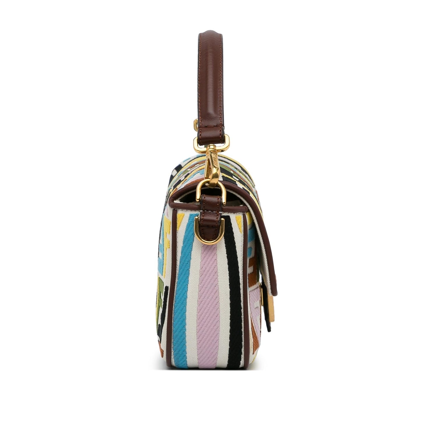 Luxury Fendix Sarah Coleman Fisheye Baguette (SHG-BRGz6G)