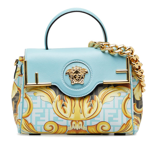 Luxury Fendix Versace Fendace La Medusa Satchel (SHG-beO89n)