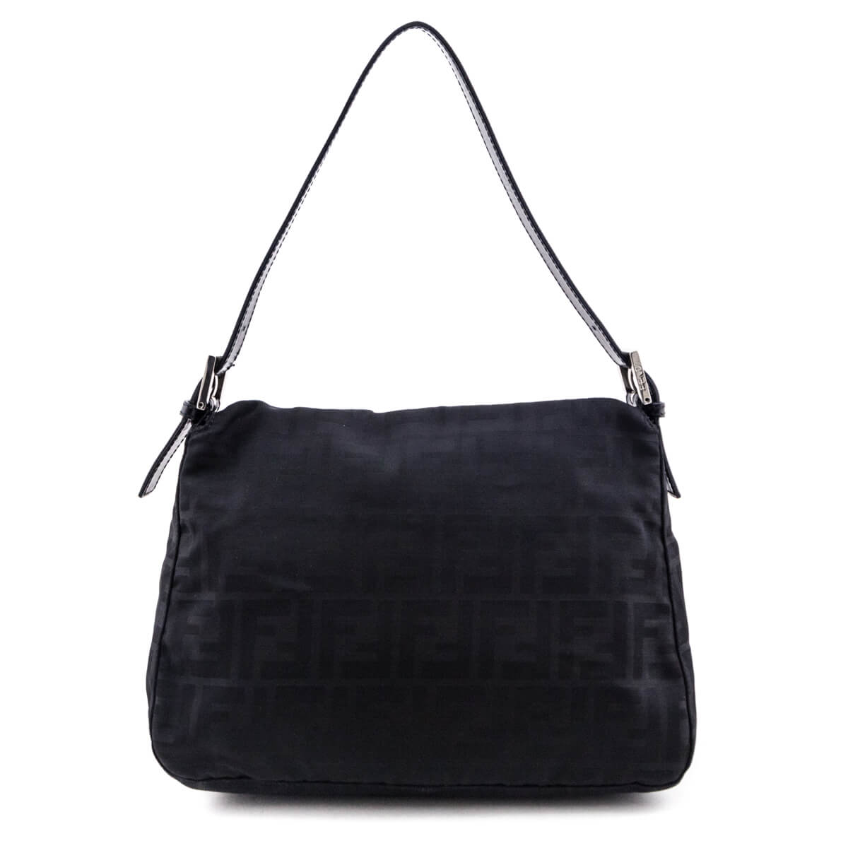 Luxury FendiBlack Zucca Mama Baguette