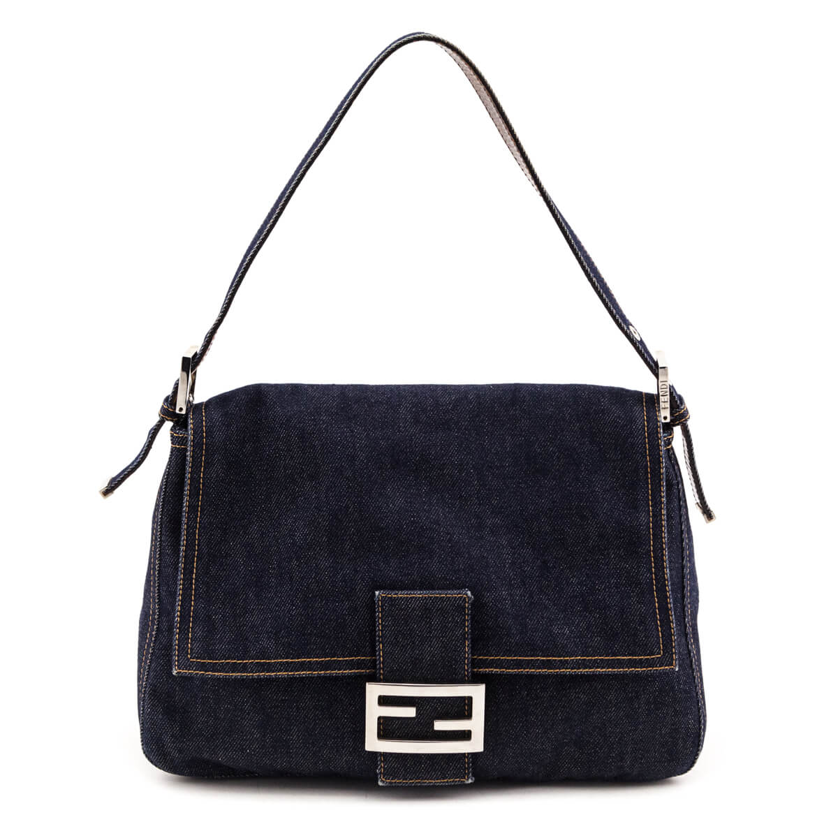 Luxury FendiDenim Mama Baguette