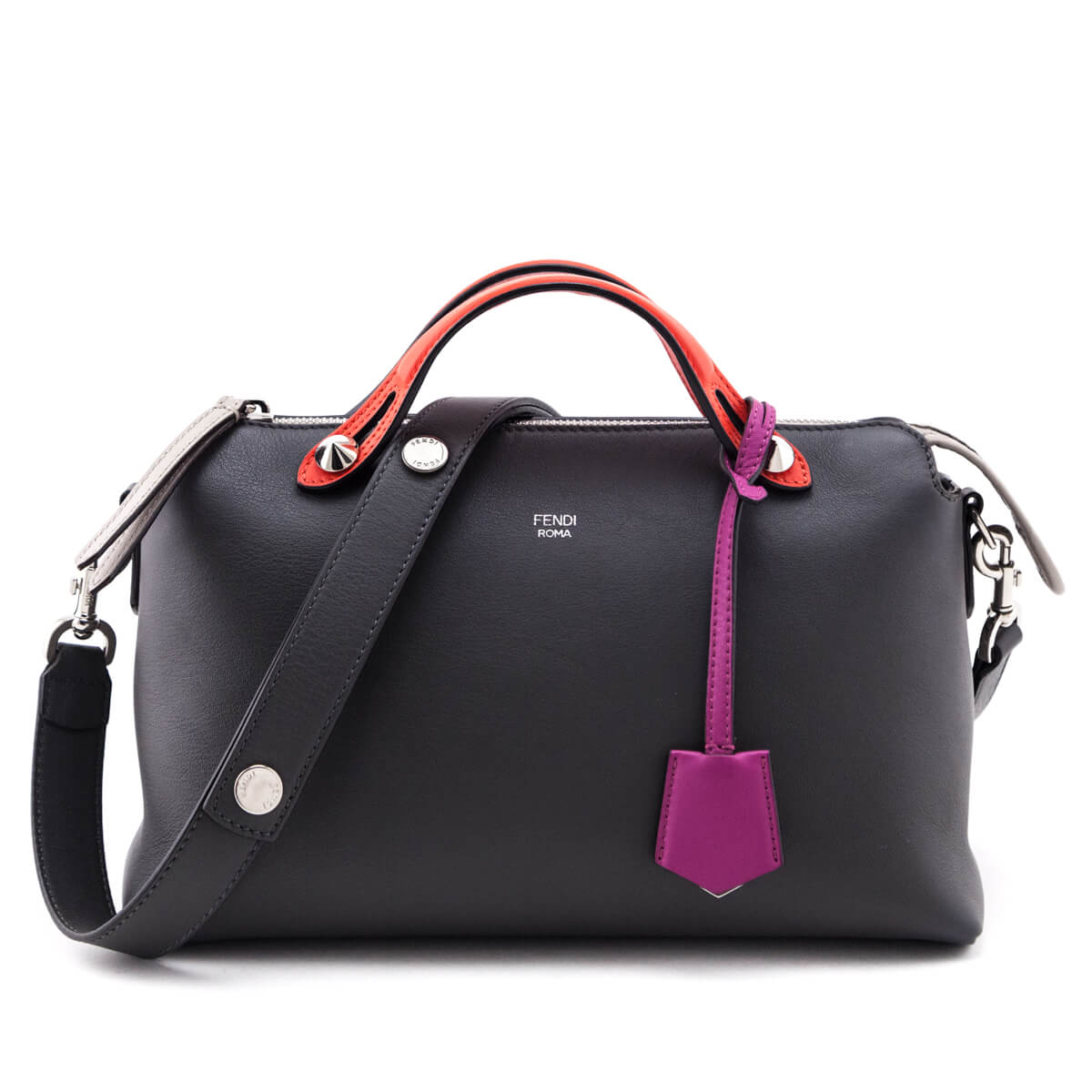 Luxury FendiMulticolor Calfskin Small By The Way Boston Bag